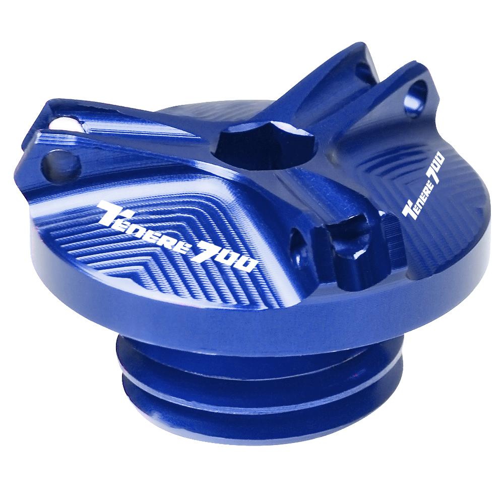 Motorcycle Accessorie Aluminum Engine Oil Filter Cup Plug Cover Screw For YAMAHA TENERE 700 Tenere700 XTZ700
