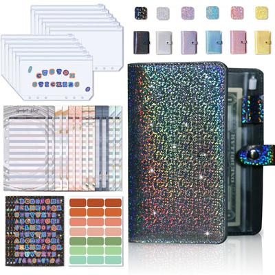 Starry Sky A6 Budget Binder Plánovač rozpočtu Přenosné lehké obálky na peníze Organizátor peněz s