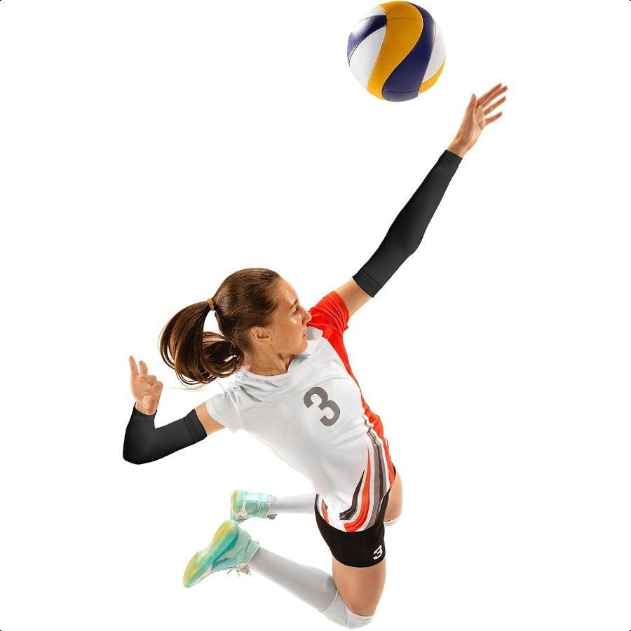 Arm Sleeves for Men Women to Cover Arms with Thumb Holes Sun UV Protection Arm Warmers for Volleyball Football Golf