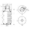 2Pcs 3S2300P03 rubber air spring shock absorber Air ride Springs suspension for truck axle and mining machine