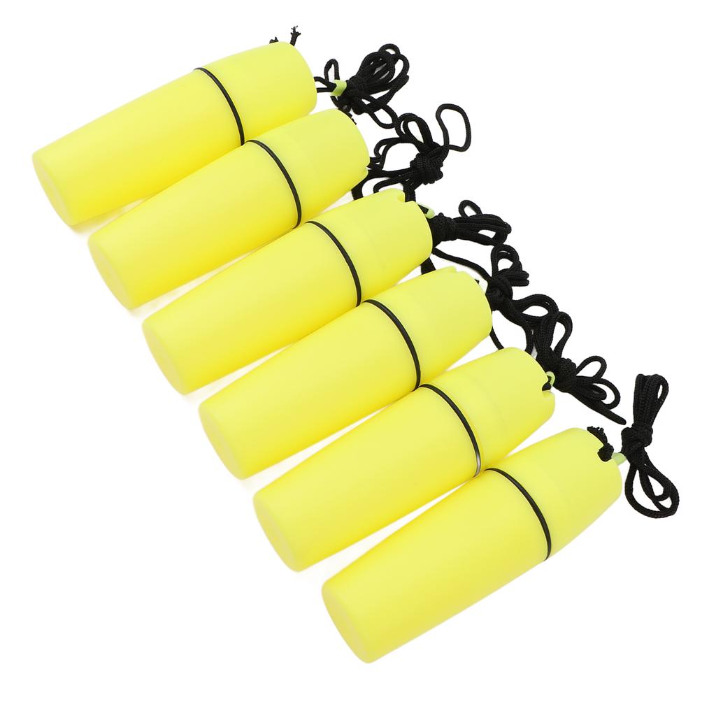 6PCS Kayak Container Bottle ABS Waterproof Portable Kayak Sealed Bottle Dry Canister with Hook Rope for Diving