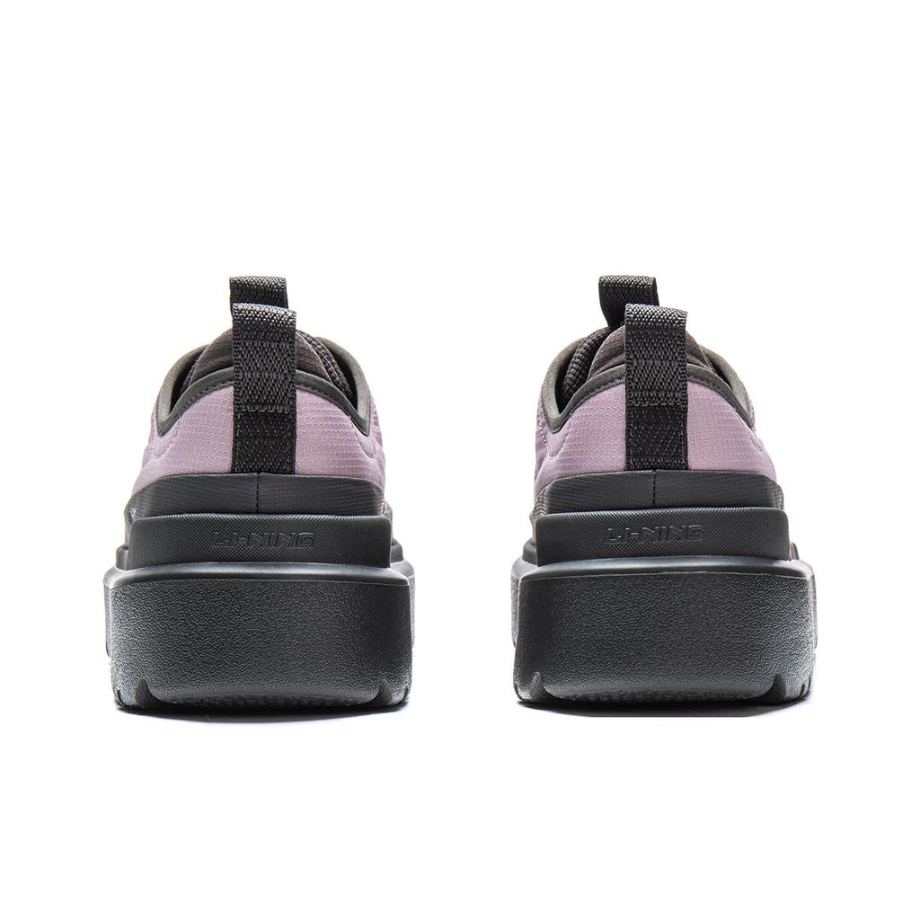Li Ning Coco Dicke Sohle Mode Vielseitig Weich Bequem Elastisch Rutschfest Stoßdämpfend Langlebig Leicht Low Top Freizeitschuhe AGCV322-3