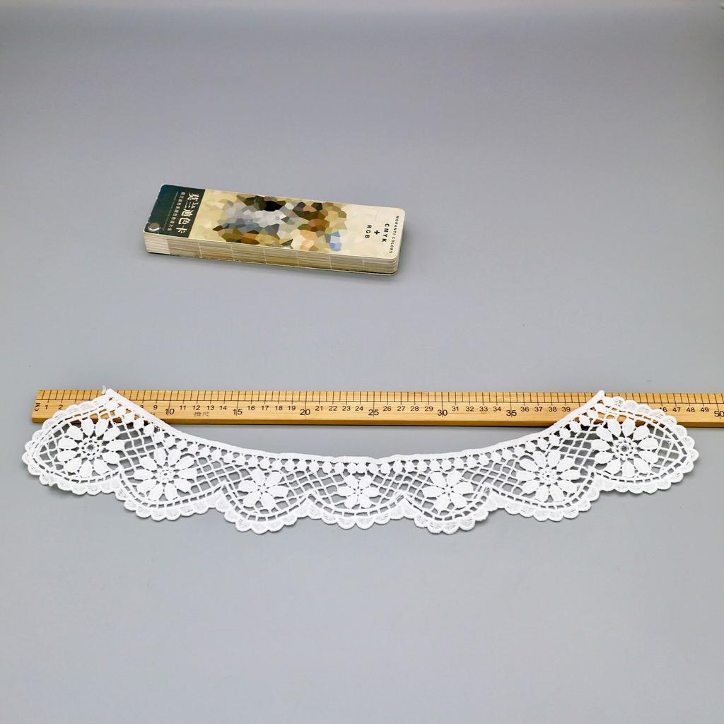 New Milk Silk Water-Soluble Collar, Hollowed-Out Sexy Lace Handmade Collar Women'S Fake Collar Accessories