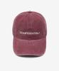 LADY VOLUME Confidential Stone Washed Ball Cap (Burgundy)