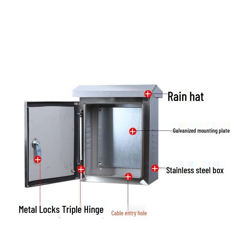 Qihuang Stainless Steel Distribution & Monitoring Equipment Box