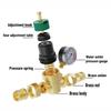 A84X-For Household RV Tap Water Pressure Reducing Valve Brass DN20 2-Way Rotary Pressure Regulator