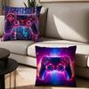 Colorful Game C-Controller Fashion Pillow Case Office Cushions Suitable For Sofa Car Bedroom Decorative Cushion Cover