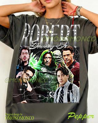 Camiseta Vintage de ROBERT DOWNEY JR, Camiseta Homenaje a Robert Downey Jr, Fan de Robert Downey Jr, Suéter Retro de los 90 de Robert Downey Jr #saf