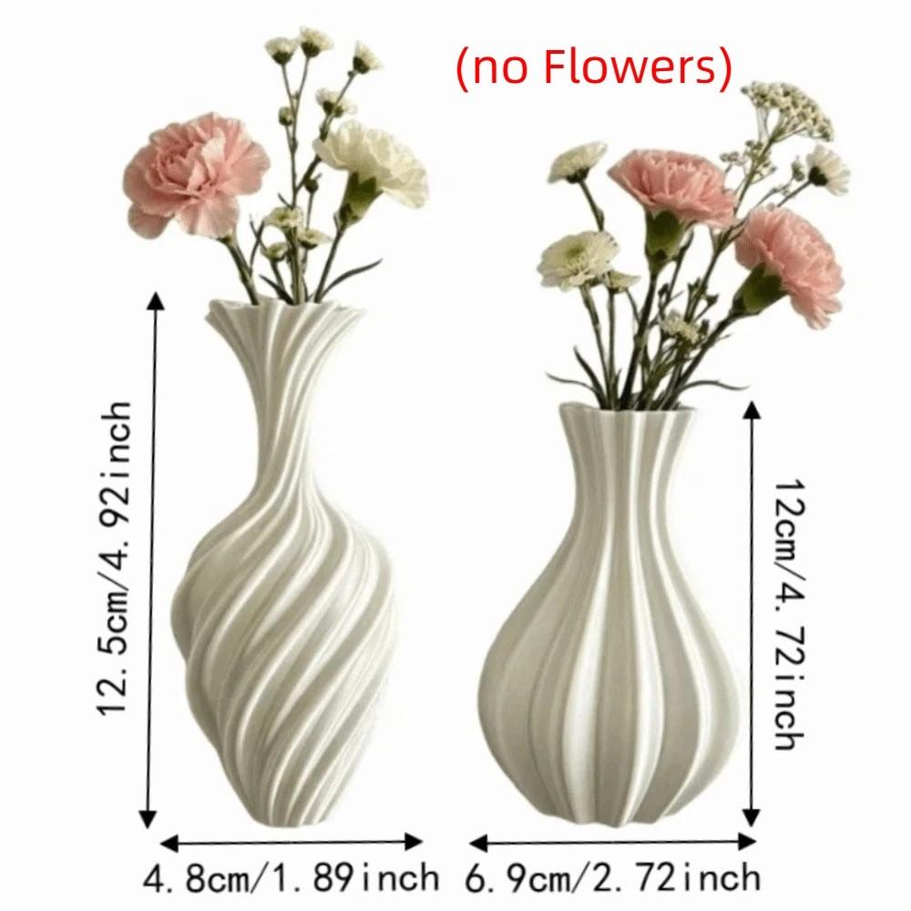 Home Decor 1D Printing Mini Vase Magnets Modern Drop-Resistant Magnetic Bud Vases DIY Funny Vase Fridge Stickers Living Room