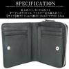 Black Crocodile Leather Wallet for Men and Women, Made from a Single Piece of Genuine Alligator Leather. This Bifold Wallet Offers a Compact Design