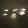 USB LED Tape Light,  Warm White Linear Strips with 6 Rows LEDs Stepless Dimmable Touch   Memory Function Makeup Light Self Adhesive Installation 