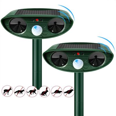 Solar-Powered LED Ultrasonic Animal Repeller with Infrared Induction