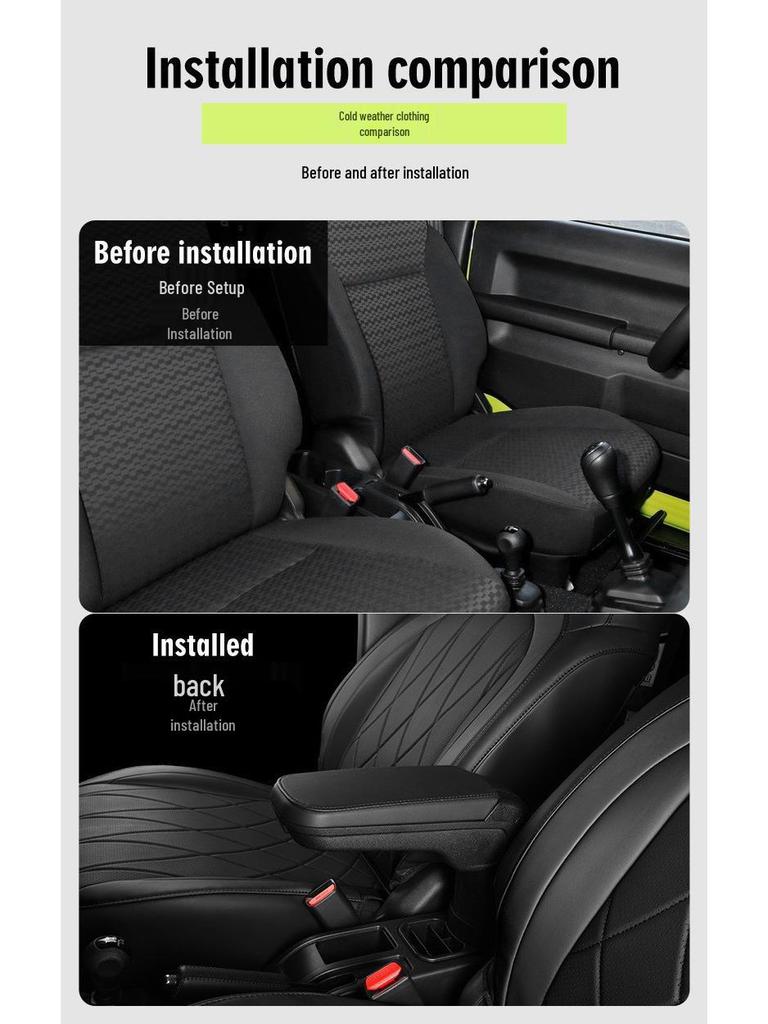 Müheloses Upgrade: Armlehnen-Aufbewahrungsbox für SUZUKI JIMNY