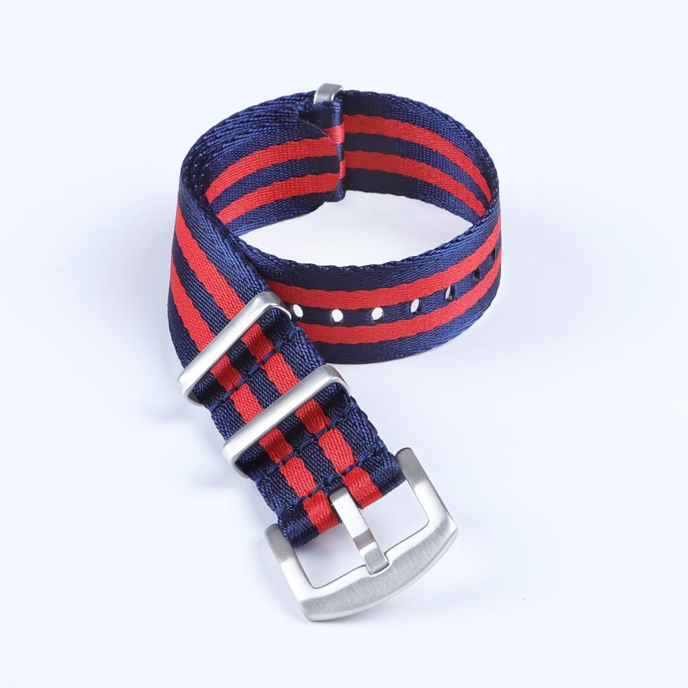 Nylon Watch Strap 18mm 20mm 22mm For Samsung Galaxy watch For Huawei watch GT Sports Strap Fabric Wristband Belt Stainless Steel