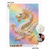 Pearl Art Painting Home Wall Decor Golden Dragon Gemstone Painting Picture Crafts Adult/Beginner Gift Creative Home Decor Unframed
