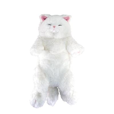 SunLemon Sleeping Lap Cat Persian White 22 X 14 X 47cm Plush Animal Cute Cat White P-1273