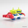 Aoshima Bunka Kyozaisha Rakupla Tokotoko Toy Story Alien Rocket Plastikmodell Nr. DP-05 Farbcodiert