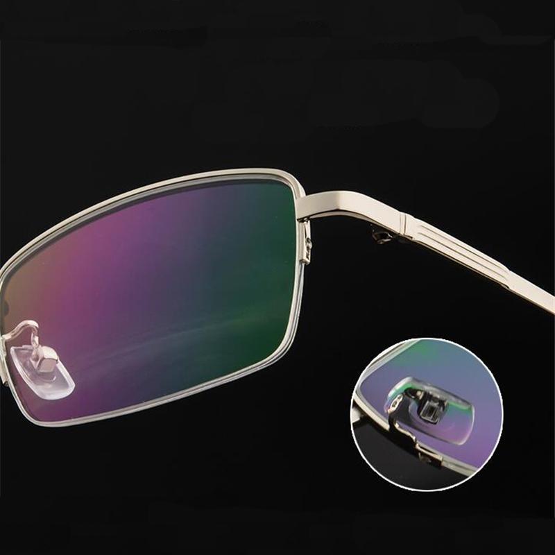 0 -0.5 -0.75 To -4.0 Half Frame Square Prescription Spectacles Men Semi-Rimless Presbyopic Eyeglasses Man 0 +0.5 To +4.0