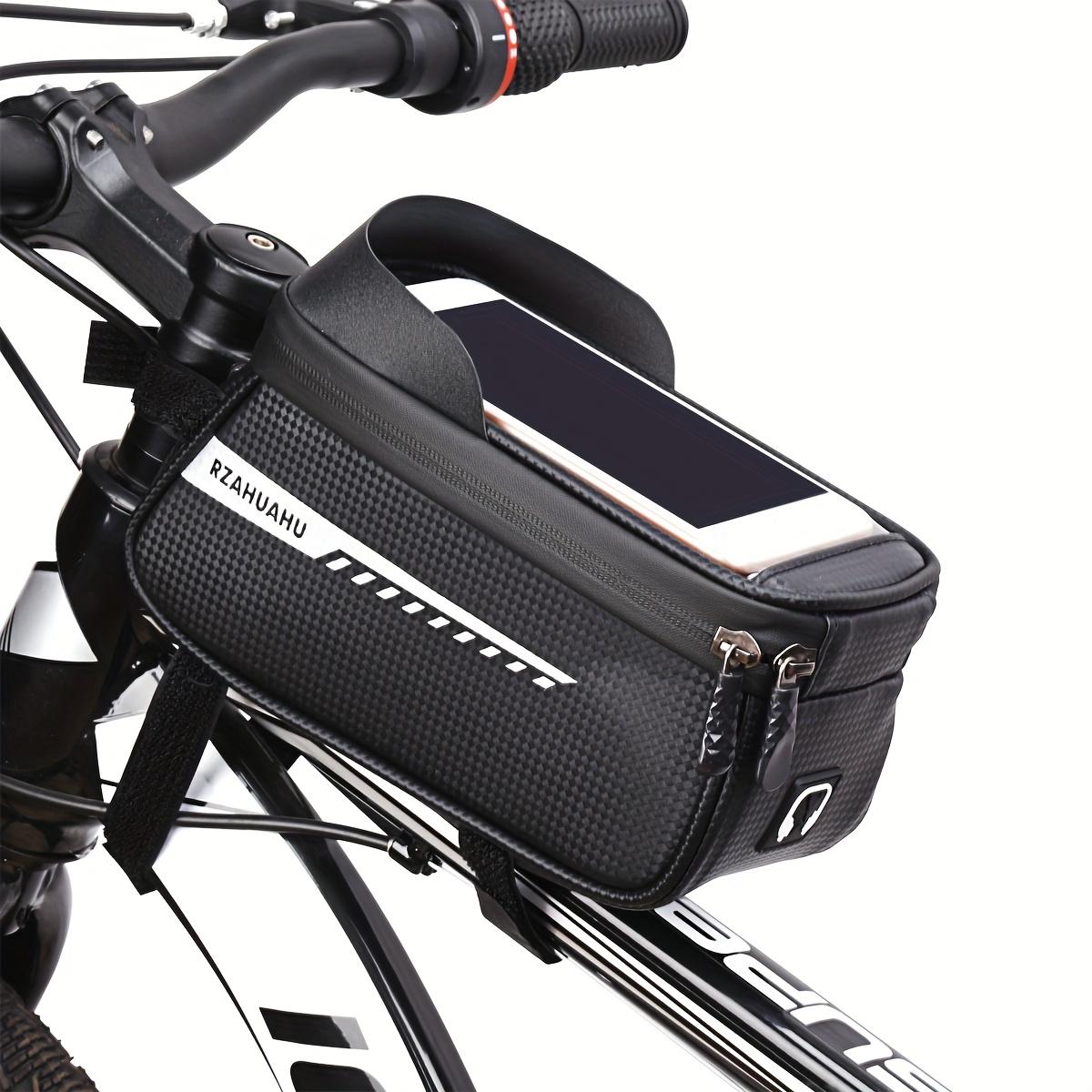 

Front Frame Bag for Bicycles, Suitable for Mountain Bike Storage And Phone Holder чёрный