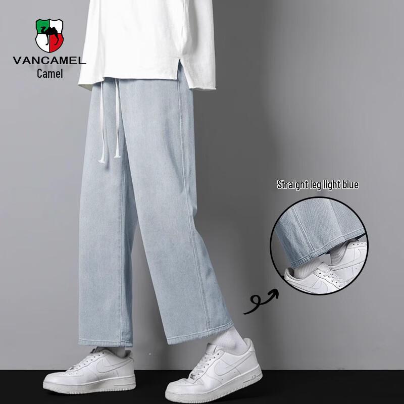 

VANCAMEL Мужские джинсы укороченные свободного кроя в американском стиле 3XL