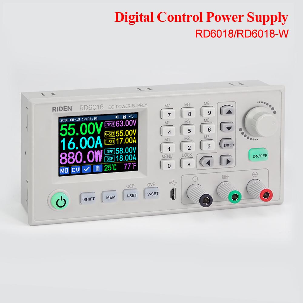 RD6018 RD6018W USB WiFi Digital Control Power Supply DC to DC Voltage Step Down Module Buck Converter Voltmeter 60V 18A