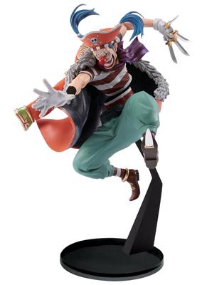 One Piece SCultures BIG Zoukeiou Chojo Kessen 17cm Figure with Stand Vol.4 (Buggy) Approx.