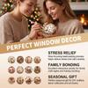 Seasonal Christmas Acrylic Ornament DIY Kits with Drill Art Finish, Top Chain, Selected Style, Tool Set Home Use