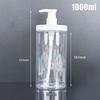 300-1000ml Soap Dispenser Bottle Shampoo Shower Gel Bottle Refilable Wide Mouth Lotion Hand Sanitizer Bottle Bathroom Container