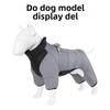 Winter Cotton Dog Coat - Small Medium Dog Waterproof Warm Jacket Non-Stick Fur Pet Clothes for Cold Weather Protection
