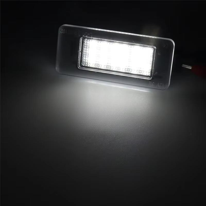 2x 18 LED White Car Number License Plate Lights Lamps Error Free For Nissan Serena C27 2016- Nissan Altima 2019- Car Accessories
