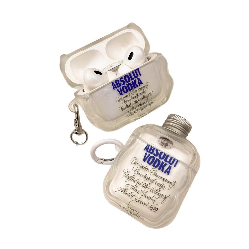 Ins Creative Three-dimensional Bottle Cap Vodka AirPods 1 Protective Case Airpod1 for Apple Pro Earphone Case