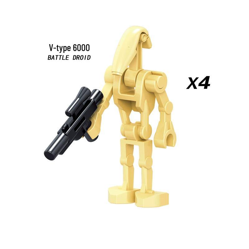 Star Battle Robot Wars Building Blocks Minifigure Toys with Stickers