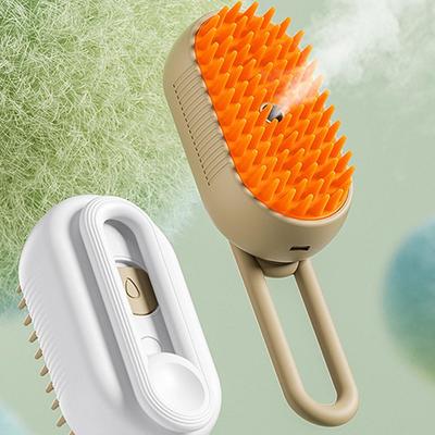 Pet Dampf Pinsel Katze Hund Reinigung Dampf Spray Massage Schönheit Kamm 3 In 1 Haar Entfernung Pflege Liefert Haustiere zubehör