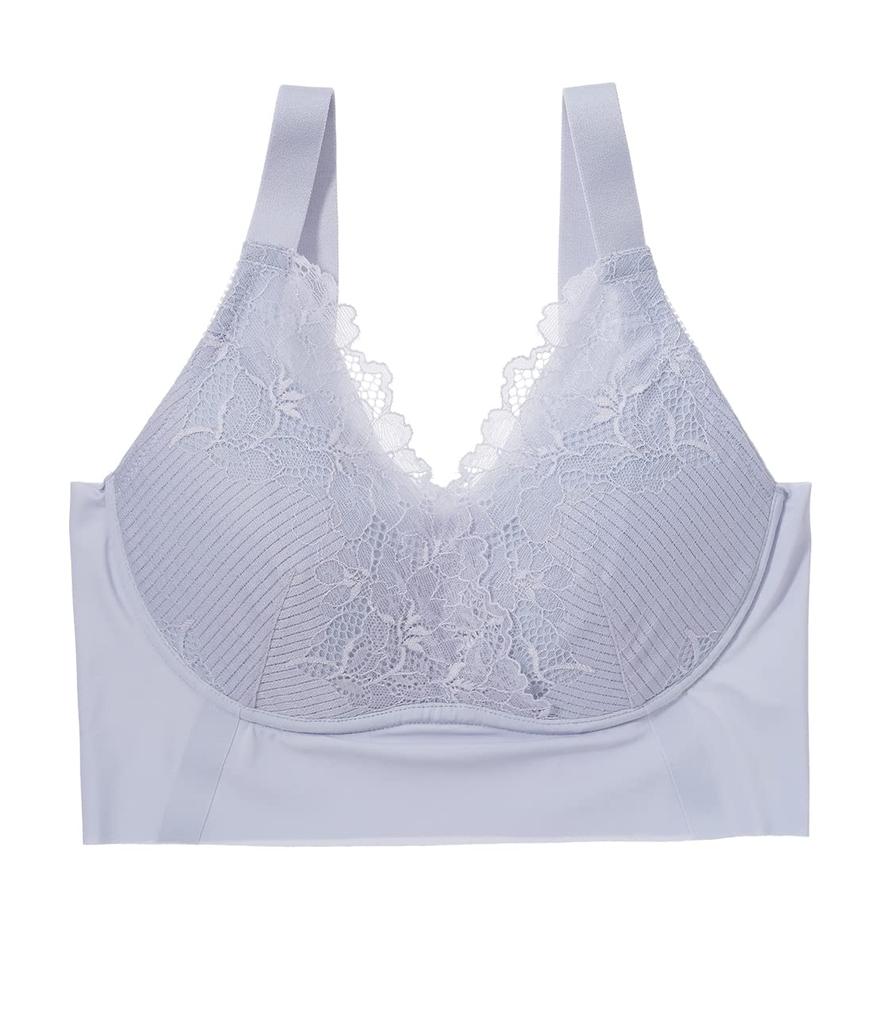 Night Bra Bust Gentle On the No Fluffy Night BC65 [Peach John] [Beautiful Breasts, Push-up, Makeup, Skin, Hooks, Non-Wired] Bra, Blue,