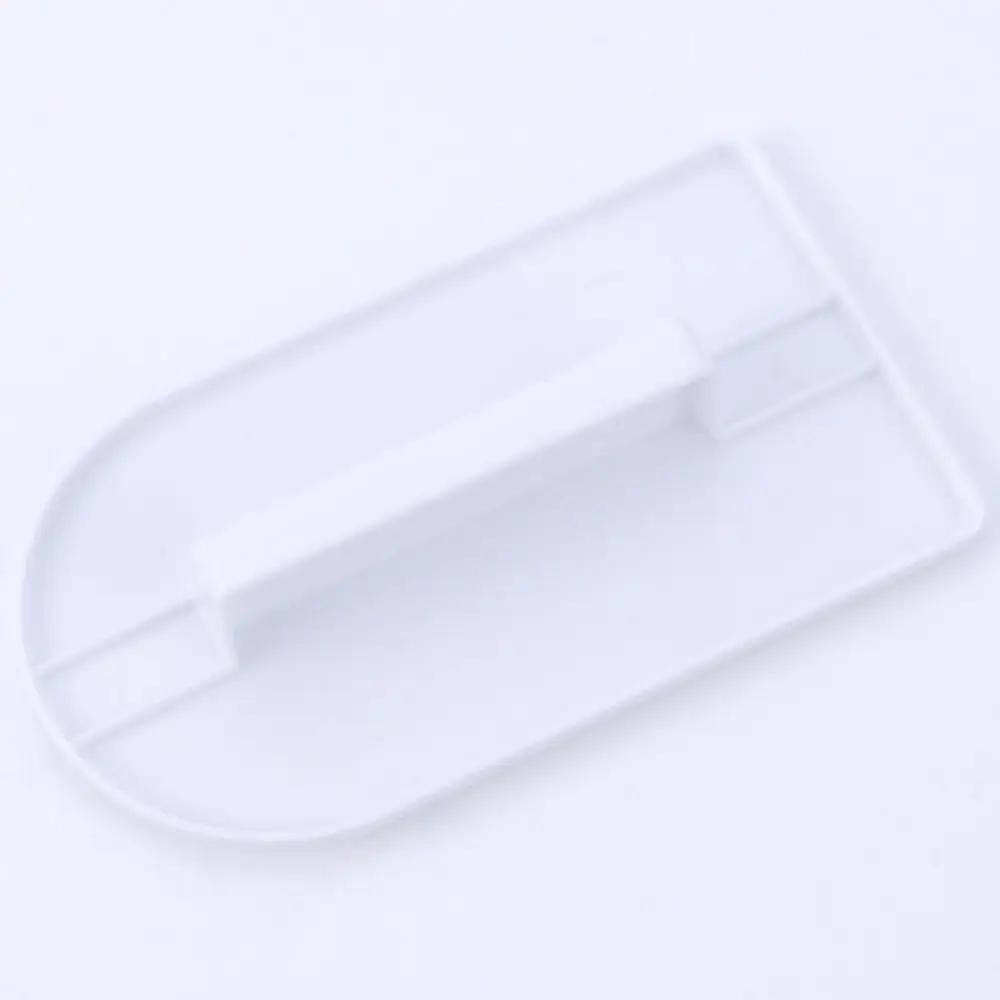 

8*14 см Пластиковые лопатки для разглаживания торта Полировщик Инструменты для украшения торта Разглаживатель помадки Сахарные инструменты для выпечки Инструменты для торта белый