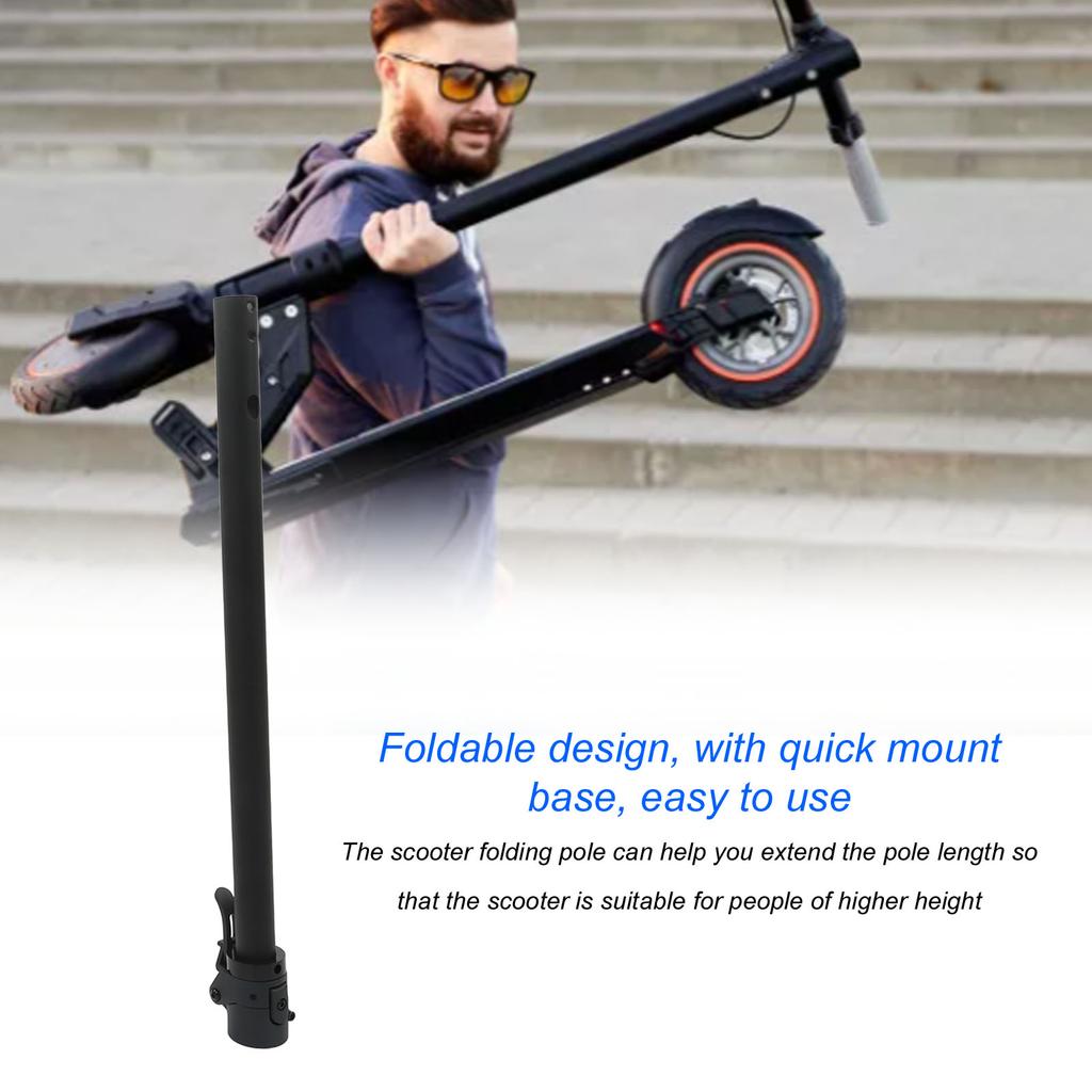 Electric Scooter Folding Rod Aluminum Alloy Scooter Folding Pole Post for Xiaomi M365 66cm Length