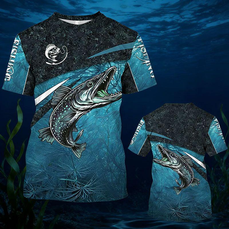 Summer Hunting Fishing 3D Print T-Shirts Men Women Casual Short Sleeve T Shirt Harajuku Y2K Top Streetwear Tees Men's Clothing