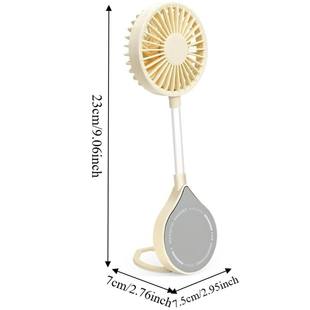 1 Speed 1 in 1 Magnetic Fan Holder Quiet Operation Multifunctional Portable Electric Fan Adjustable Flexible