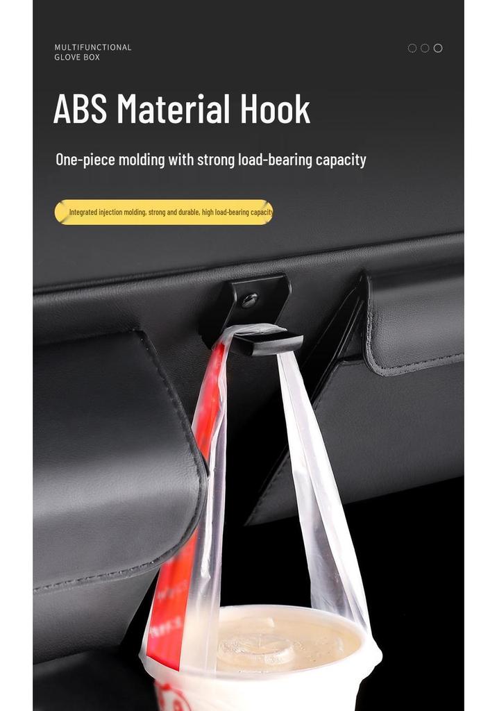 Mercedes E300 Beifahrer-Handschuhfach-Organizer und Müllbeutel