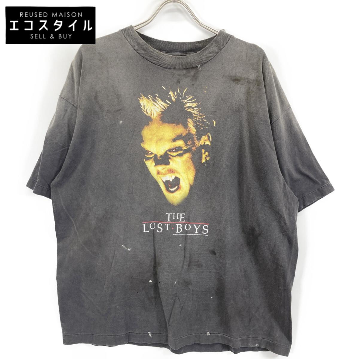 

SAINT MICHAEL 25Stainless Steel The Lost Boys Human Print T-Shirt tops XL grayUsed