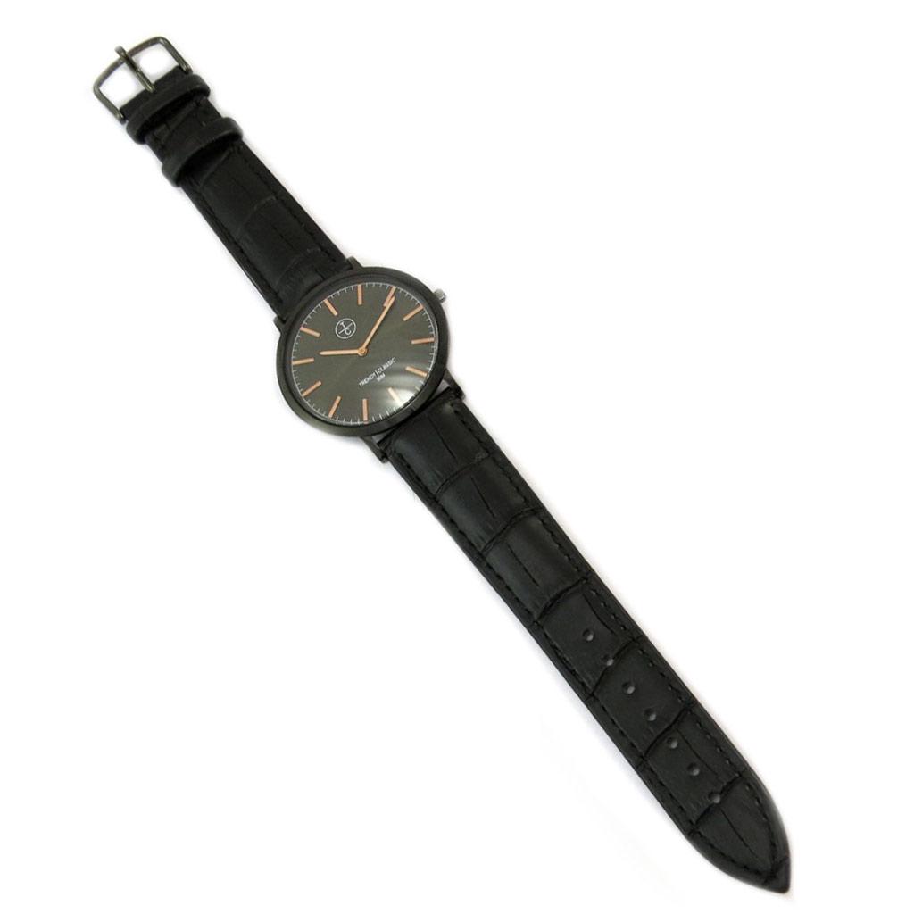Trendy [P5334] - Waterproof Watch 'Trendy' Black (slim)