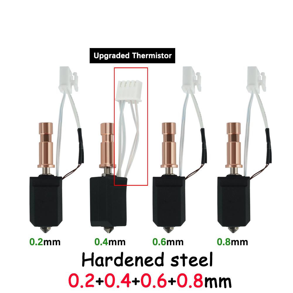 For Anycubic Kobra S1 Hotend Ceramic Nozzle Kobra S1 Combo Head S1C 3d Printer 24V 48W Rapid Heating 320℃ 3d Printer Accessorie