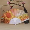 Sunflower Folding Fan Collapsible Decorative Fan Art Craft Dance Fan  Party Decoration