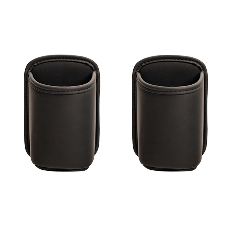 

For BYD Shark 6 2025+ Side Door Cup Holder Wear-Resistant Waterproof Pu Leather Drink Rack Stable Bottle Holder Car Accessories