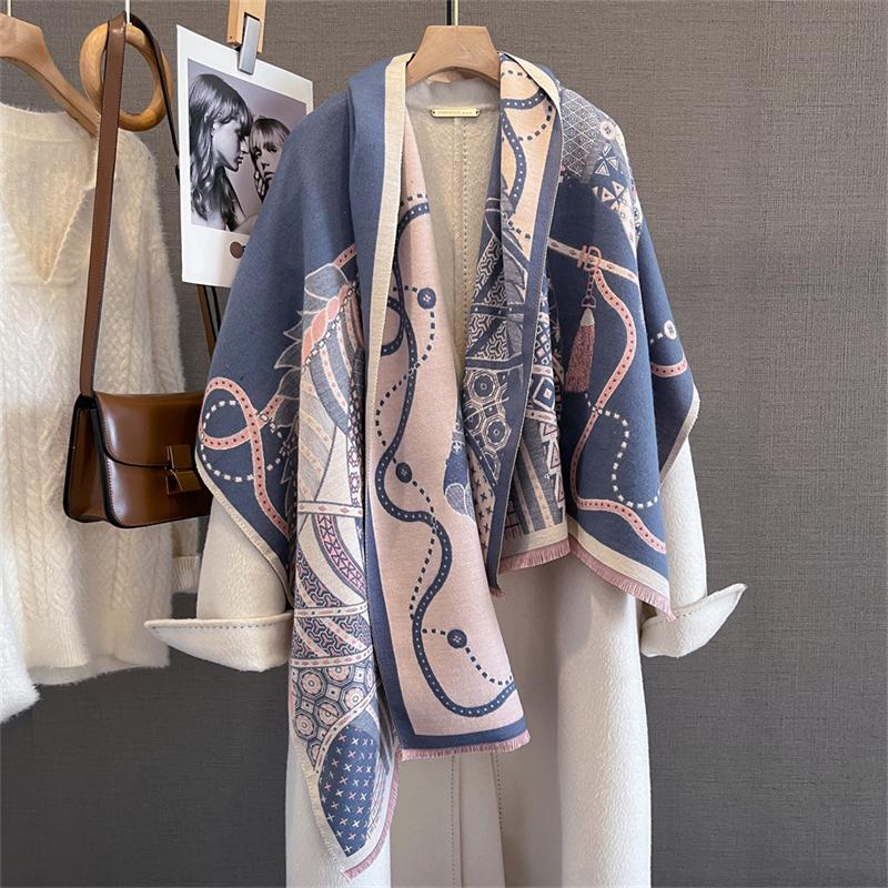 Cashmere Scarf for Women Thick Warm Winter Blanket Brand Female Luxury Quality Shawl Wrap Bufanda Poncho Echarpe Pashmina