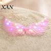 Angel Wings for Costumes LED Light Up Feather Costume Kids, Christmas Accessories Glowing Fairy Wings, Halloween Cosplay Party Performance Props