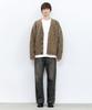 Insilence Italian Mohair Mix Cardigan Brown