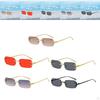 Fashion Rimless Sunglasses Decorative Transparent Eyeglasses Hip Hop Retro Style Tinted Photo Props