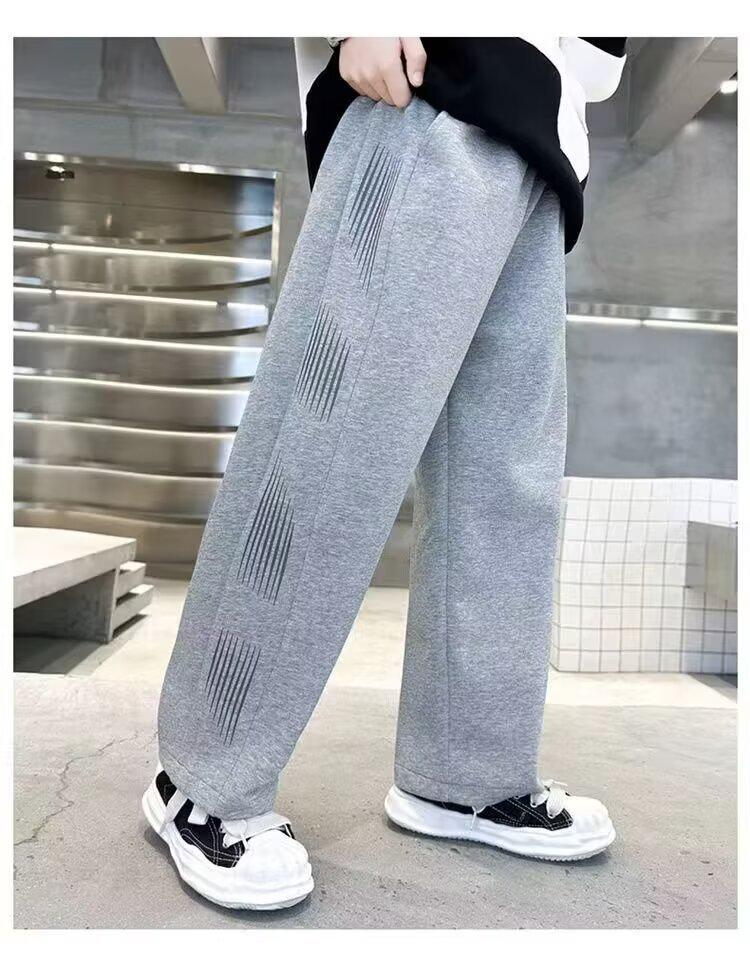 Spring Claws Kids' Wide-Leg Casual Pants 2024 - Loose, Long Sport Trousers for Spring & Autumn