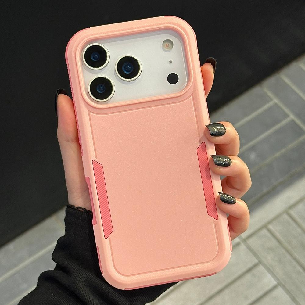 Luxury Armor Mech Shockproof Phone Case For iPhone 17 16 15 14 Plus 13 12 11 Pro Max Matte Hard Hybrid Bumper Protection Cover